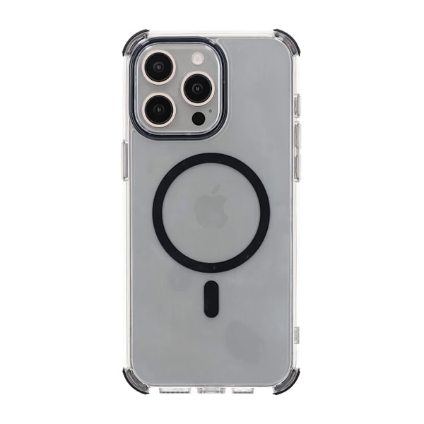 iPhone 15 Pro Rvelon Mobile Case Magnet with Edge Protection - Black