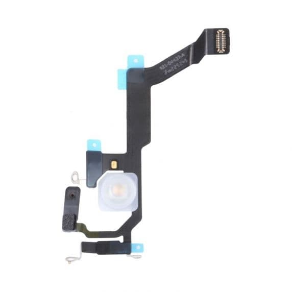 iPhone 14 Pro Max Blixt Ficklampa Flexkabel Original Svart