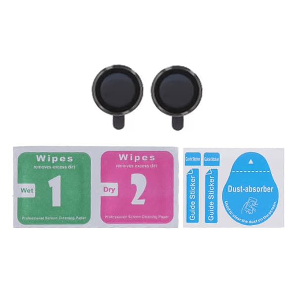 iPhone 16 and 16 Plus Lens Camera Cover - Black
