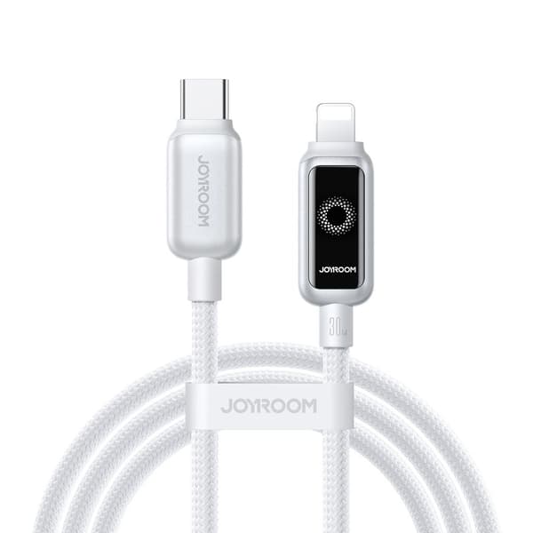 Joyroom USB-C to Lightning Fast Charging Cable 30W, 1.2m - White
