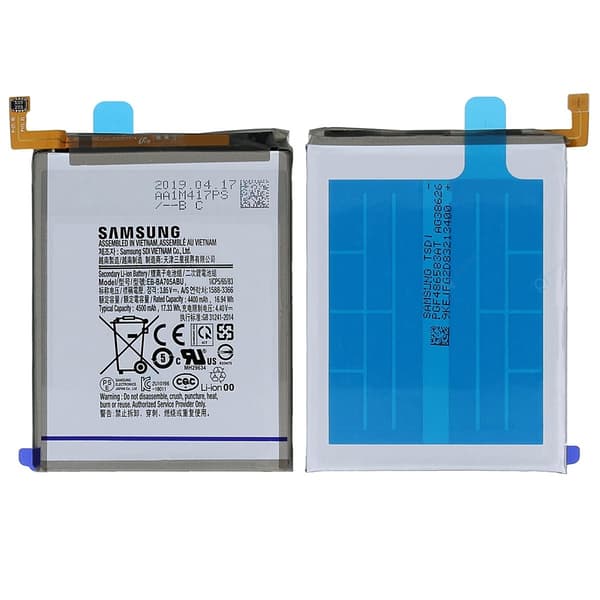 Samsung Galaxy A70 Batteri med tejp Original Svart