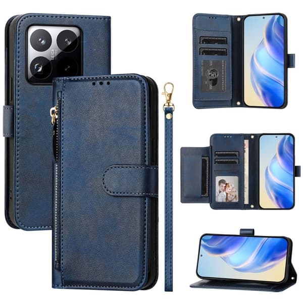 Xiaomi 15T Cover with Card Slots - Blue