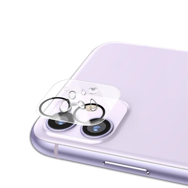 MOCOLO Linsskydd i Härdat Glas för iPhone 11 Svart