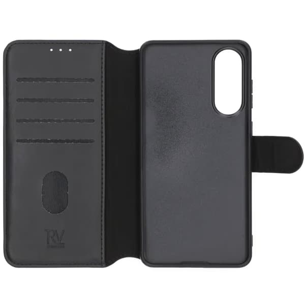 Rvelon Wallet Case for Samsung S25 Edge - Black