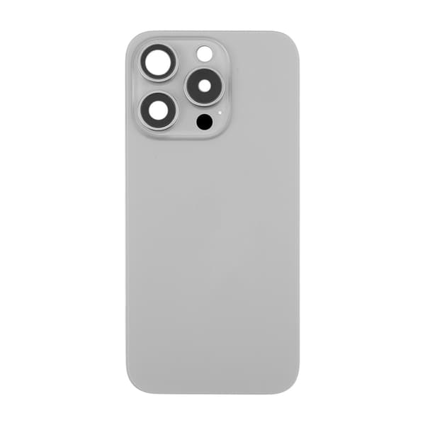 iPhone 16 Pro Back Glass with Magnet and Camera Lens - Natural Titanium