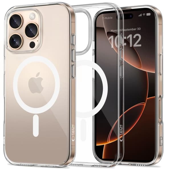 Tech-Protect FlexAir MagSafe Case for iPhone 16 Pro Max - Transparent