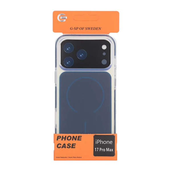 Aurora original colo Magnetic Case For iPhone 17 Pro Max Blue