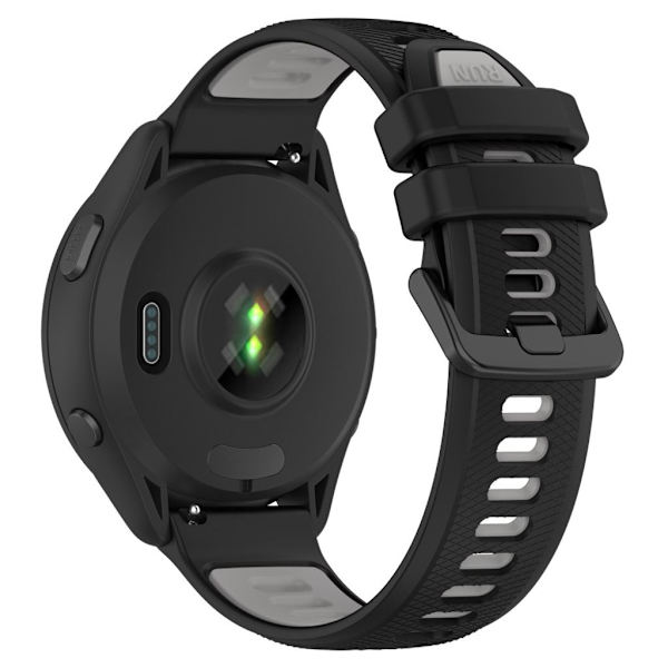 Garmin Forerunner 265S Watch Strap Two-Tone - Black/Gray