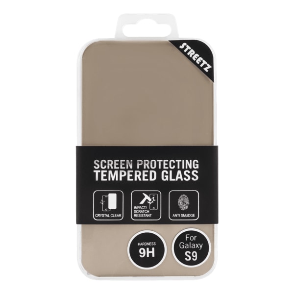 STREETZ Skärmskydd i Härdat Glas för Samsung Galaxy S9
