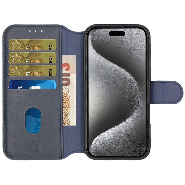 iPhone 16 Pro Max Wallet Case Rvelon - Blue