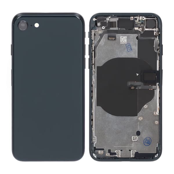 iPhone SE 2020 Back Cover with Complete Frame OEM - Black