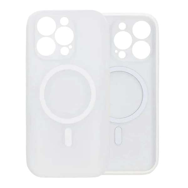 Slimmat MagSafe-skal med kameraskydd för iPhone 16 Pro - Vit