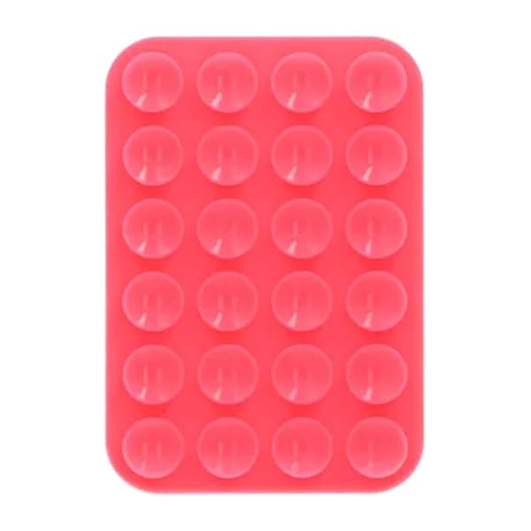 MagSafe Silicone Suction Cup Phone Mount Rose Red