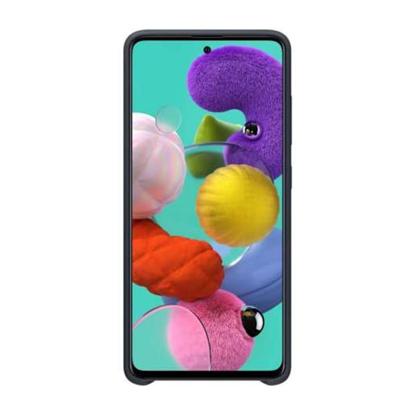 Samsung Galaxy A71 Silikonskal - Svart