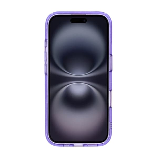Rvelon Terminator with magsafe Phone Case For iPhone 16 Purple Glitter