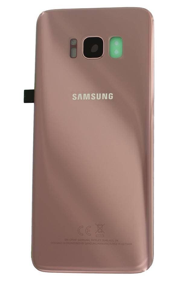 Samsung Galaxy S8 Baksida Med Tejp - Rosa Svart