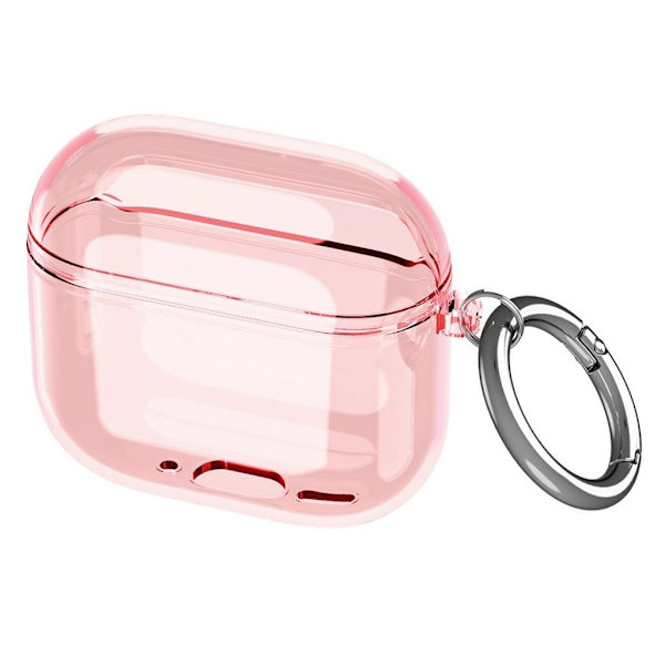 AirPods 4 Case with Hook - Transparent Pink