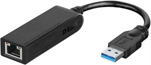 D-Link USB 3.0 Nätverksadapter - Svart Svart