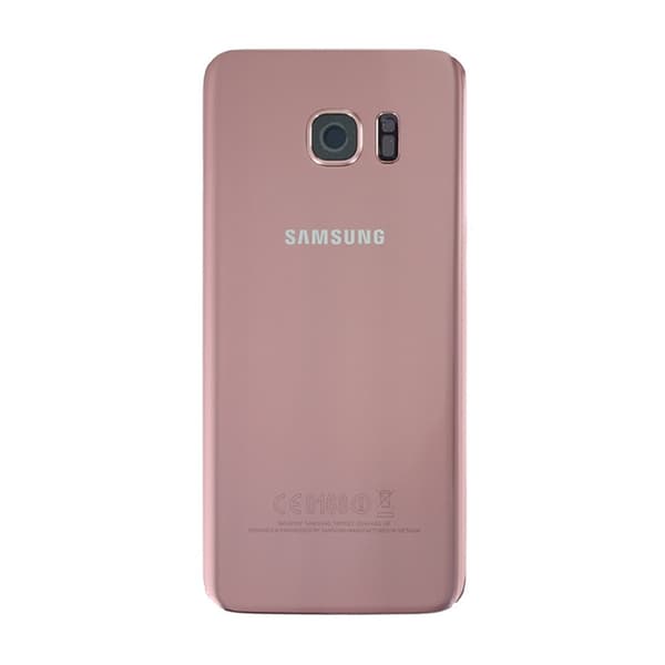 Samsung Galaxy S7 Edge Baksida Med Tejp - Roseguld