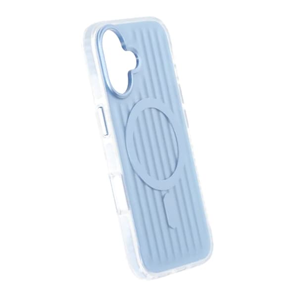 Corrugated Magsafe Mobile Case for iPhone 17 - Blue