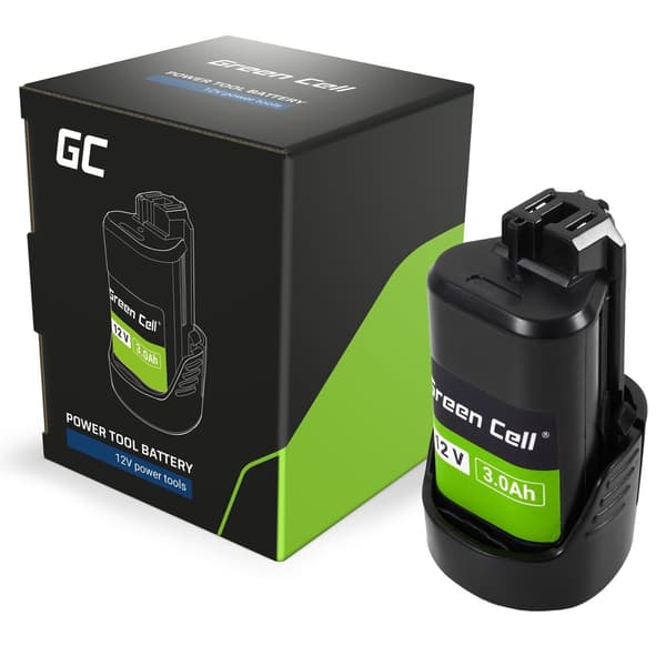 Bargain corner Green Cell 1600A00X79 12V 3Ah Battery for Bosch GBA Power Tools