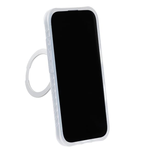 Armor Matte Frosted Magnetic Case with 360° Rotatable Kickstand - iPhone 17 White