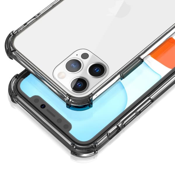 Shockproof Skal för iPhone 12/12 Pro Hög kvalité - Svart Svart