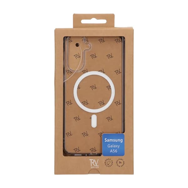 Rvelon Magsafe Case for Samsung Galaxy A56 - Transparent