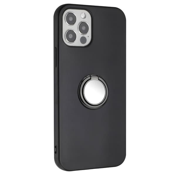 IPhone 12 Pro Max case with a ring - Black