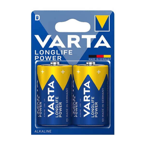 Varta Alkaline D and LR20 Battery 2-pack