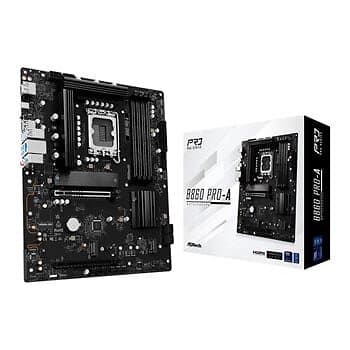 ASRock B860 Pro-A - 2 År Garanti Helt Ny Oanvänd - Original