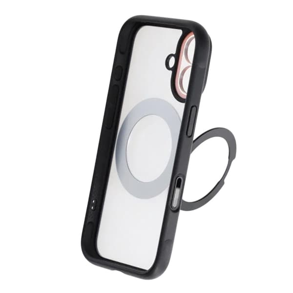 Skal med Roterbart MagSafe-Stativ för iPhone 17 - Svart