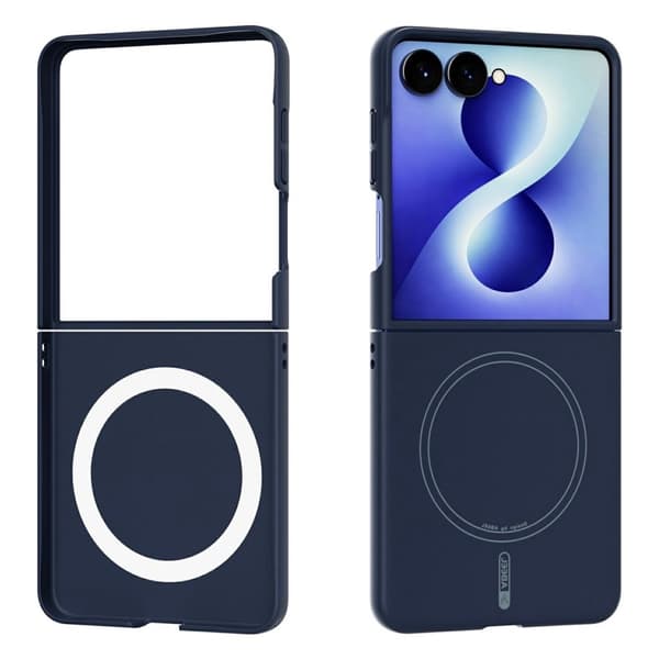 ABEEL Samsung Galaxy Z Flip8 MagSafe Case in Silicone - Dark Blue