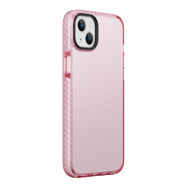 iPhone 14 Plus Stöttåligt TPU Mobilskal - Rosa