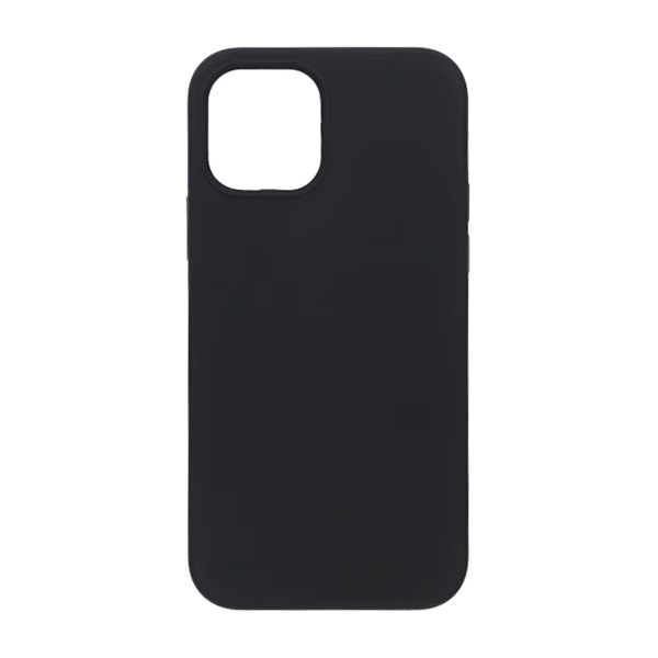 iPhone 12/12 Pro Mobilskal Silikon - Svart