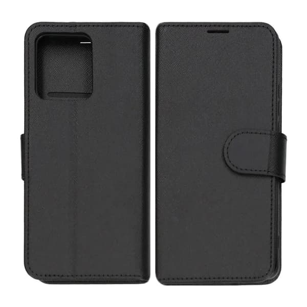 Motorola Edge 40 Neo 5G Wallet Case with Stand - Black