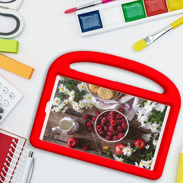 Samsung Galaxy Tab A9 case with a stand - Red