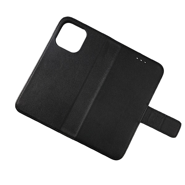 iPhone 13 Pro Max Plånboksfodral Läder Rvelon - Svart