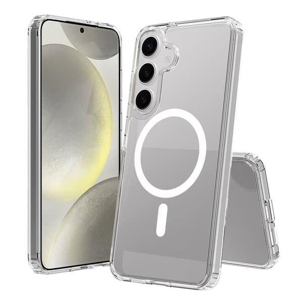 1.5MM Inner Anti-drop TPU+PC Magnetic Clear Case for Samsung Galaxy S25