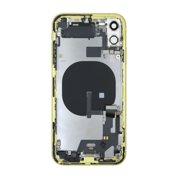 iPhone 11 Baksida med Komplett Ram - Gul