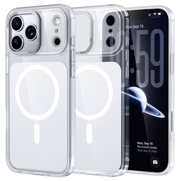 iPhone 18 Pro Max/17 Pro Max MagSafe Case Acryllic Back - White