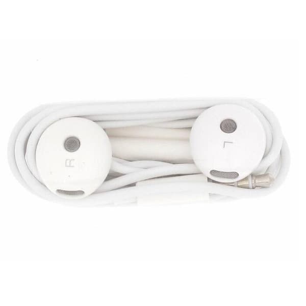 Original Huawei hörlurar / headset med mikrofon 3,5 mm - Vit Svart