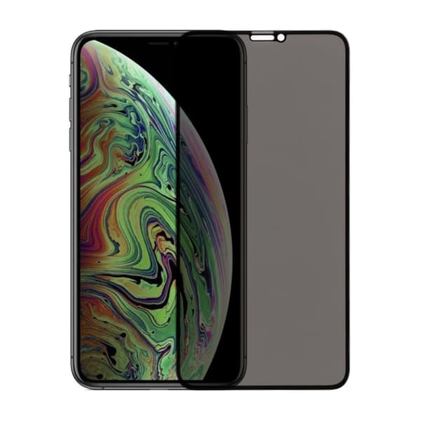 Skärmskydd iPhone 11 Pro Max/XS Max - Privacy 3D Härdat Glas (miljö)