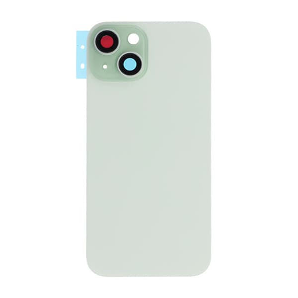Replacement For iPhone 15 Back Glass Panel With Magsafe Magnet-Green