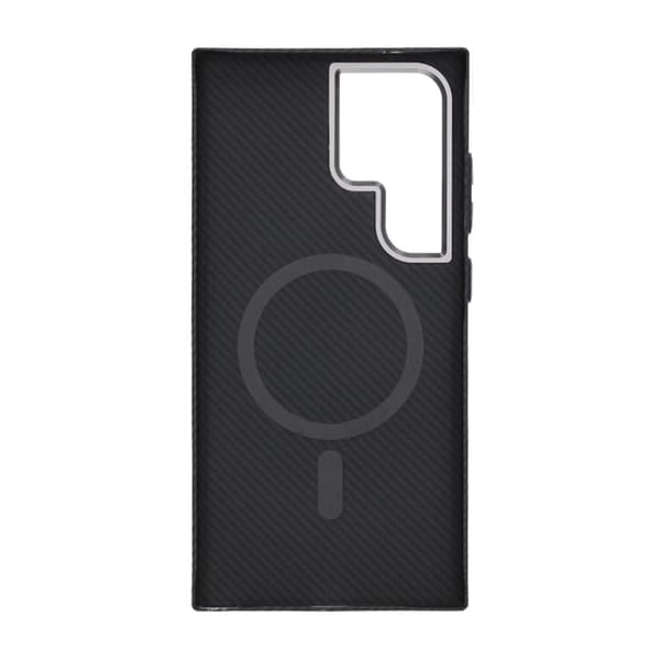 Samsung Galaxy S24 Ultra Mobilskal Carbonmönstrad - Svart