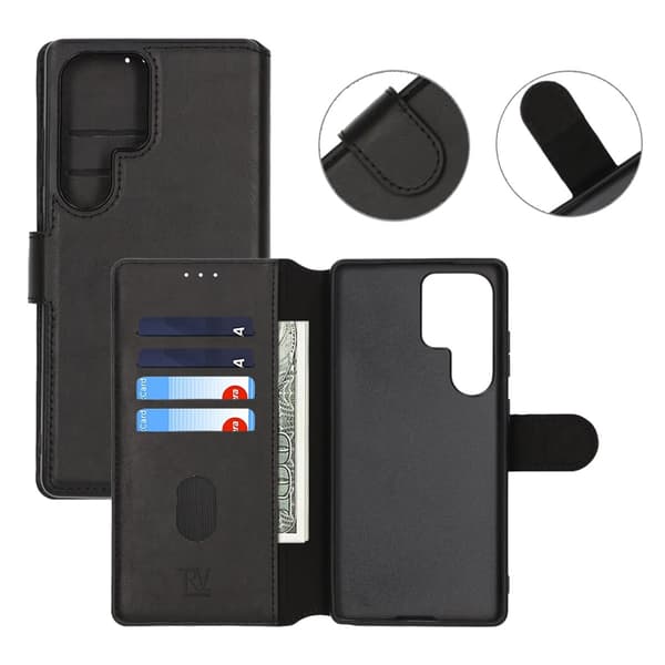 Samsung Galaxy S25 Ultra Wallet Case Rvelon - Black