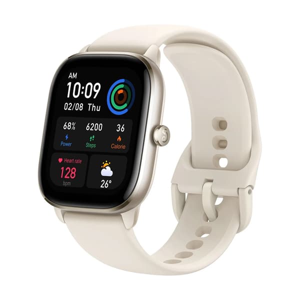 Used Amazfit GTS 4 Mini Amazfit A2176 Moon light white – Very good condition (A)