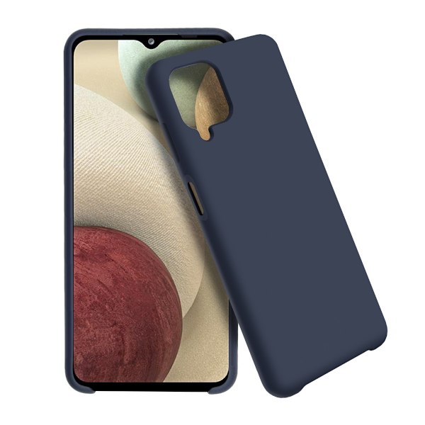 Samsung Galaxy A12 Silikonskal - Blå