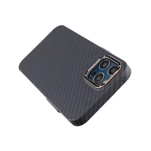 Kolfiber Skal iPhone 12/12 Pro - Svart