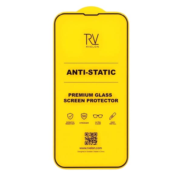 Screen Protector iPhone 13/13 Pro/14/16e - 2.5D High Aluminum Tempered Glass Rv packing no instlation frame